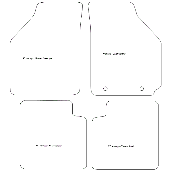 To fit MG Maestro / Montego Car Mats 1985 - 1991 & Heel Pad (B) - Picture 5 of 16